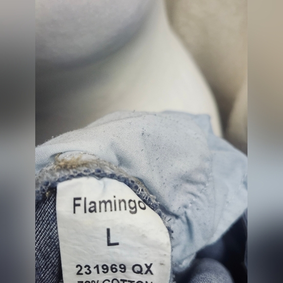 Flamingo Womens Blue Jeans Size: L - Picture 4 of 6
